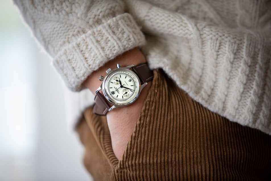 AC1 Chronograph Ivory White