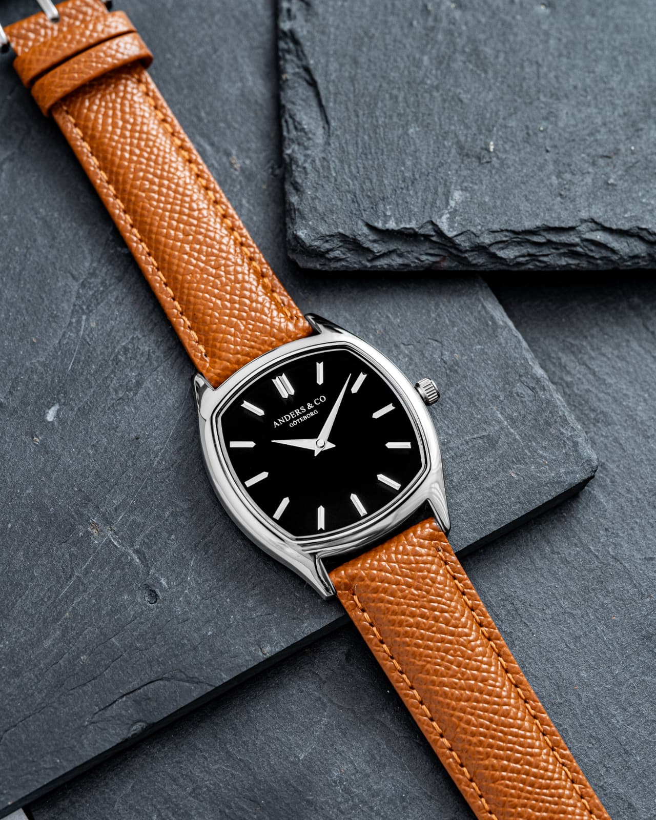 20mm Light Brown Calf Leather Strap