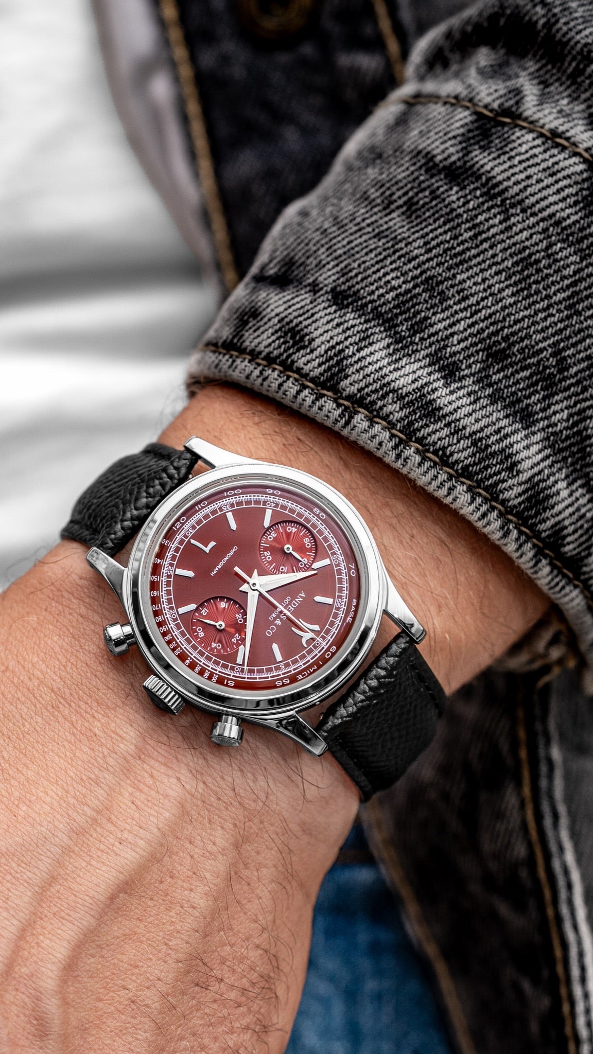 AC1 Chronograph Red Jasper Eastern Arabic Dial